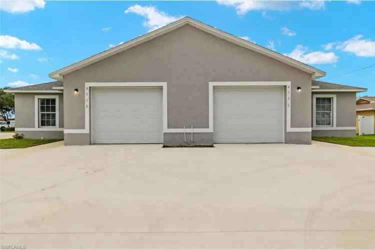 Buy or Rent a Brand New Duplex in Cape Coral with Modern Features