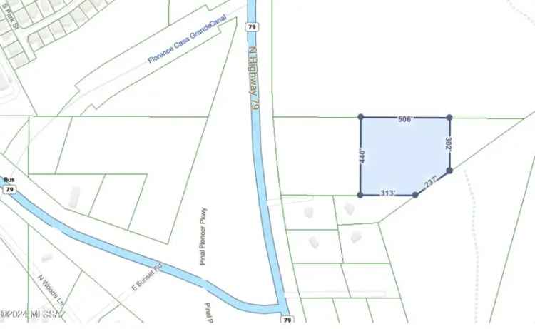 Land For Sale in 2, South Pinal Parkway Avenue, Florence, Arizona