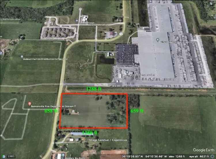 Land For Sale in 5951, Southwest Regional Airport Boulevard, Bentonville, Arkansas