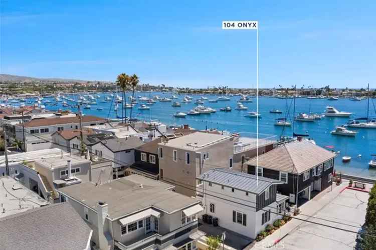 Buy house in Balboa Island with bay views and short-term rental license