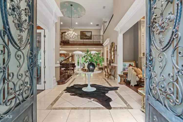 Mediterranean luxury home for rent in La Canada Flintridge with stunning gardens