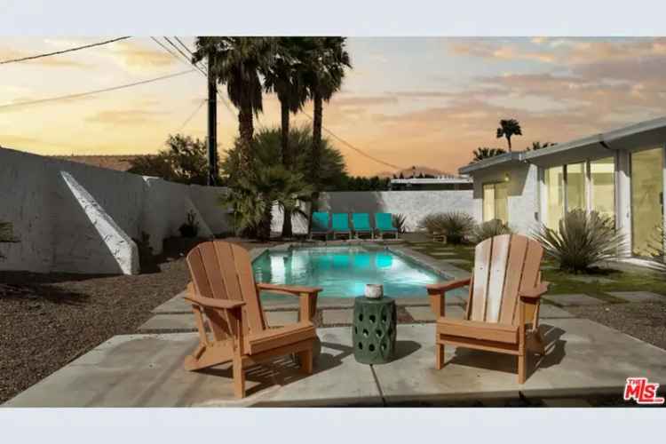 Buy House in Palm Springs with Mountain Views and Luxury Features