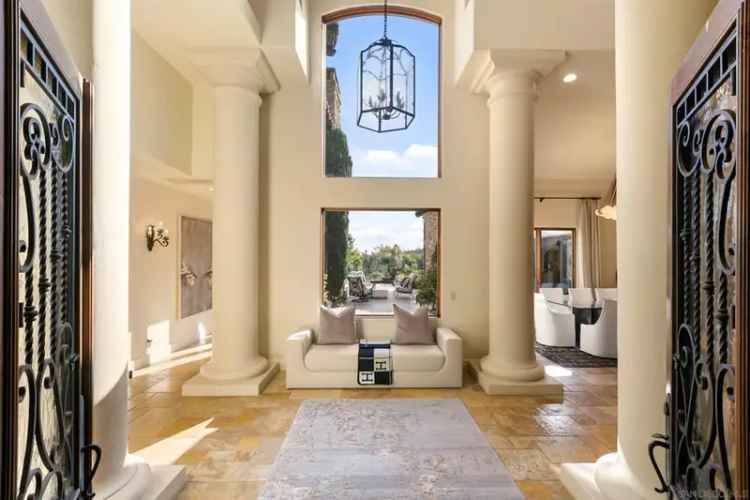 Luxury buy European-inspired estate in Fairbanks Ranch with stunning views