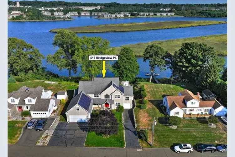 Buy Colonial House Direct Waterfront with Private Dock and River Views