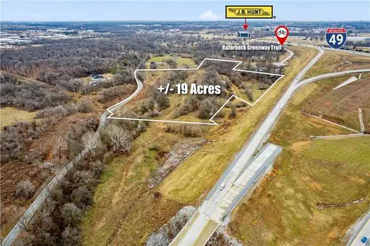 Land For Sale in Lowell, Arkansas