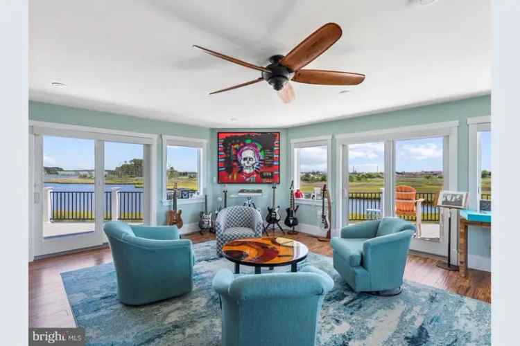 Buy Coastal House in Bethany Beach with Pond View and Modern Features