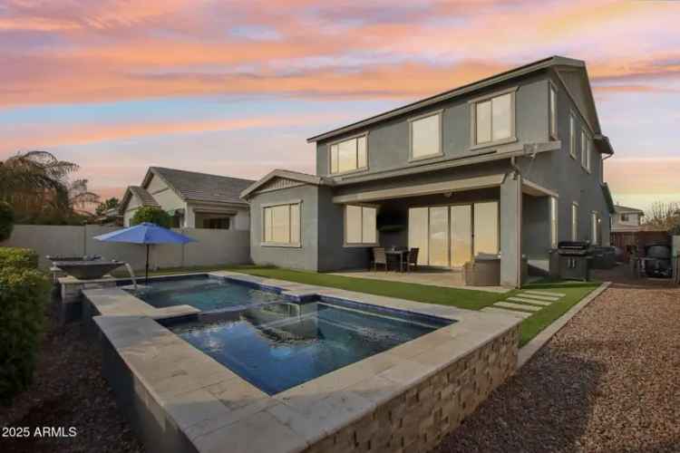 Buy Home in Morrison Ranch Gilbert with Pool Spa and 3 Car Garage