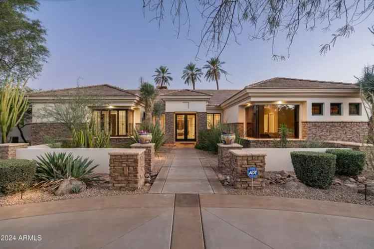 Luxury estate for sale in Paradise Valley with mountain views and resort features