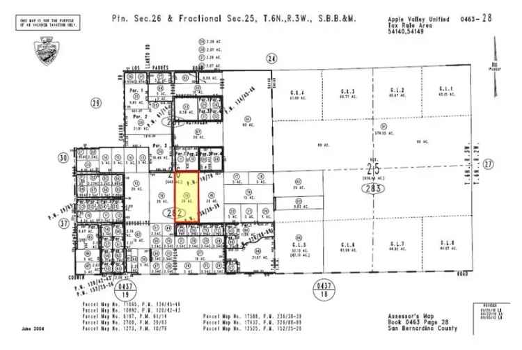 Land For Sale in Apple Valley, California