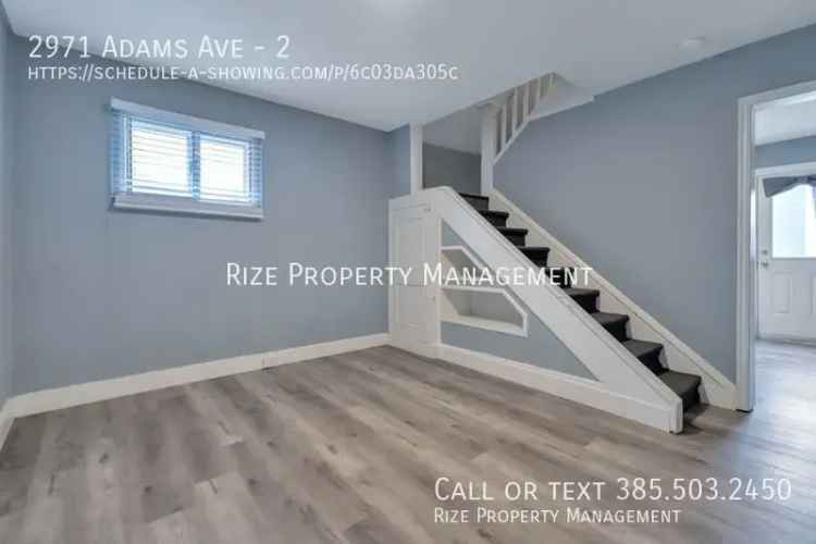 Rent 2 Bedroom Duplex Apartment in Ogden UT with Modern Amenities