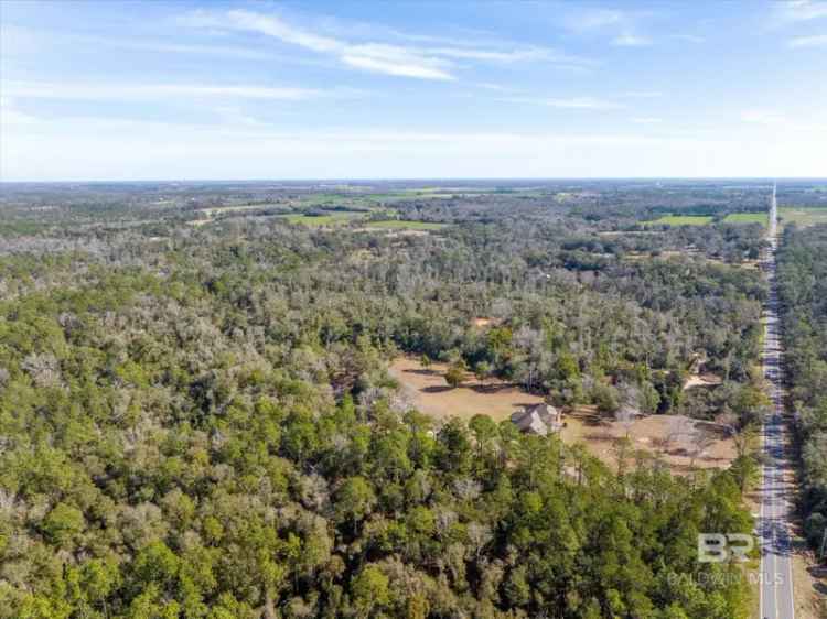 Expansive raw land for sale in Summerdale with development potential