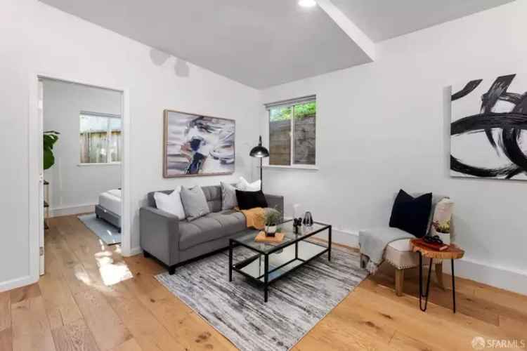 Buy Stylish Semi Attached Home in Bernal Heights with Outdoor Space