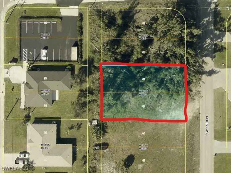 Land For Sale in 1006, Southwest 15th Place, Cape Coral, Florida