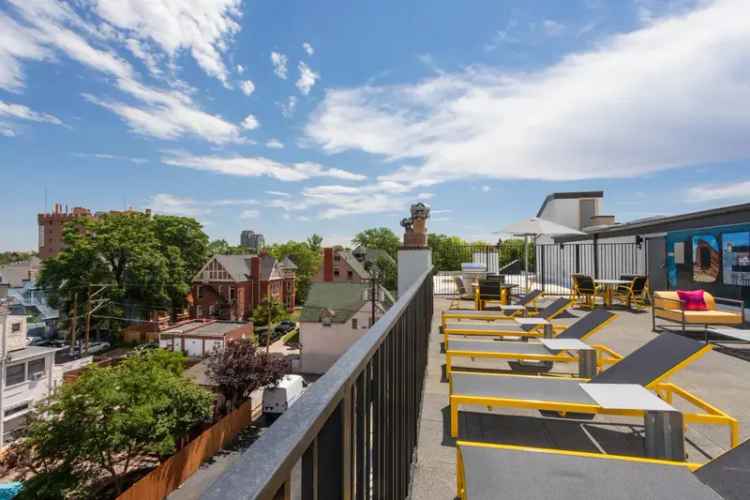 Rent One Bedroom Apartment in Denver with Rooftop Patio and Park Access