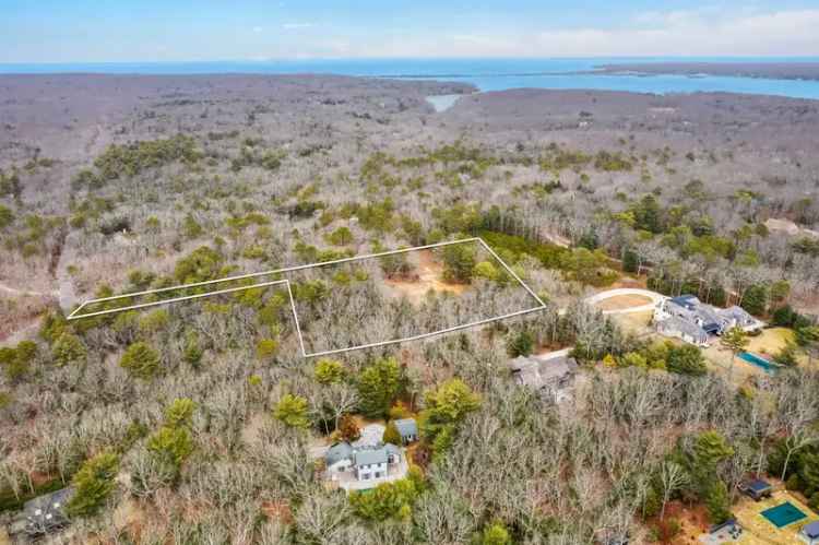 Buy Land in East Hampton with Plans for Custom Retreat