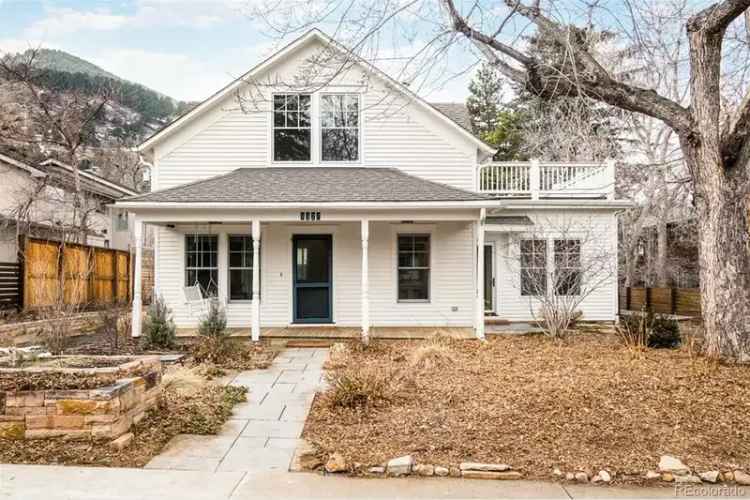 Rent Victorian farmhouse in Boulder with mountain views and modern features