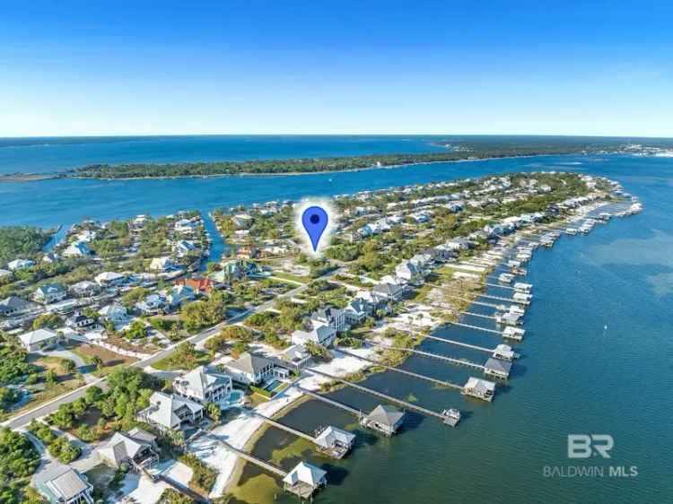 Nice lot for sale on the canal with Gulf views in a prime location