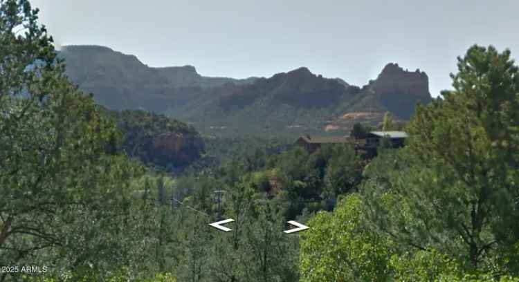 Buy Lot in Uptown Sedona with Stunning Red Rock Views and Home Plans