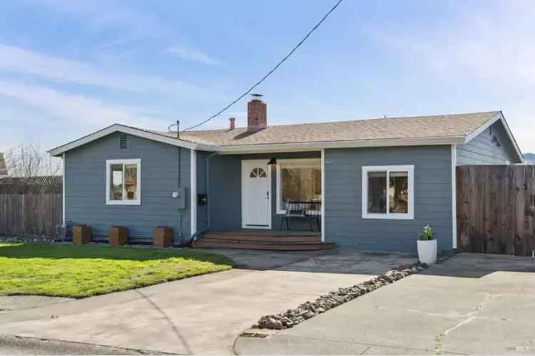 Buy updated single level home with water views in Novato