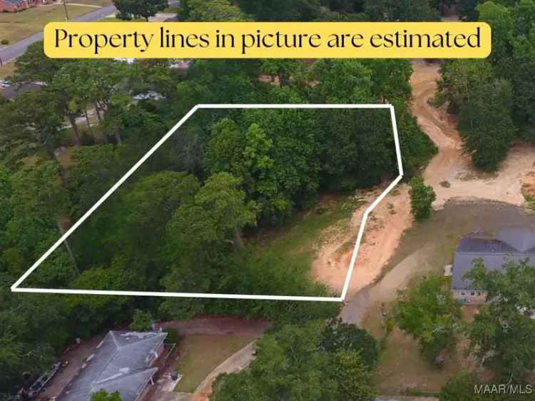 Buy Land in Enterprise AL with Potential Lots and Stream