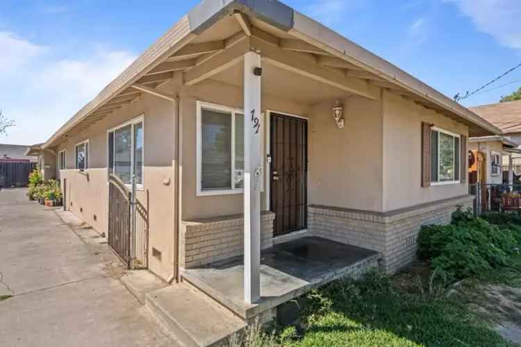 Duplex for sale in San Jose with two units featuring modern amenities