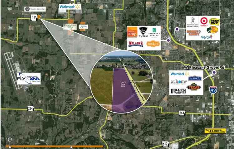 Land For Sale in Bentonville, Arkansas