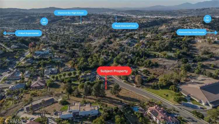 Land For Sale in 22528, Lazy Meadow Drive, Diamond Bar, California