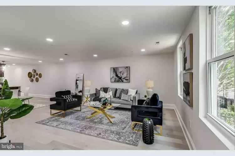 Stunning row home for sale in Logan Circle with dual living spaces